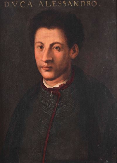 Agnolo Bronzino (1503-1572), Bottega Diritratto di Alessandro De Medici