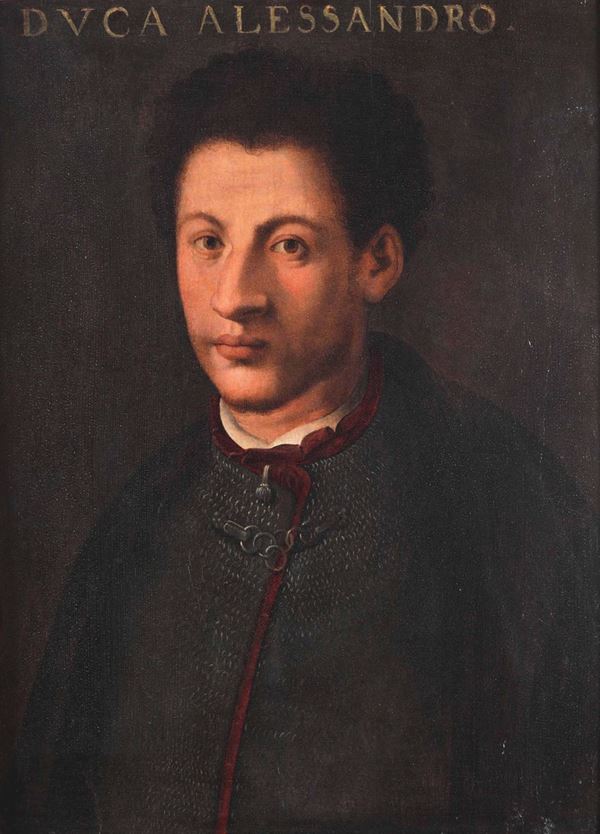 Agnolo Bronzino (1503-1572), bottega di Ritratto di Alessandro De Medici
