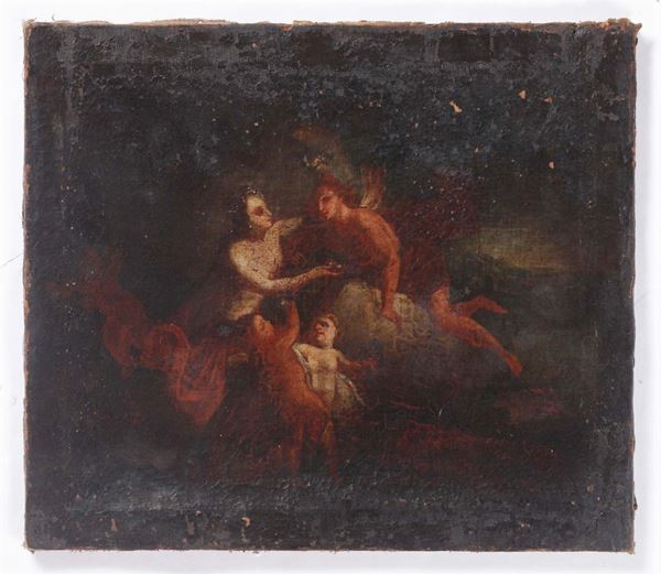 Scuola del XVIII secolo Scena mitologica