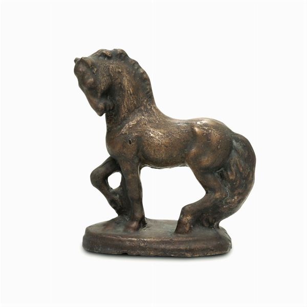Cavallino in bronzo, XIX-XX secolo
