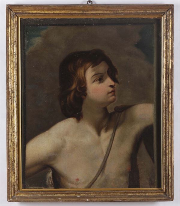 Copia da Guido Reni, fine XIX secolo Ritratto di giovane