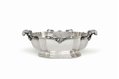 Centrotavola in Argento di Primo Titolo. Maison Odiot, Parigi XX Secolo