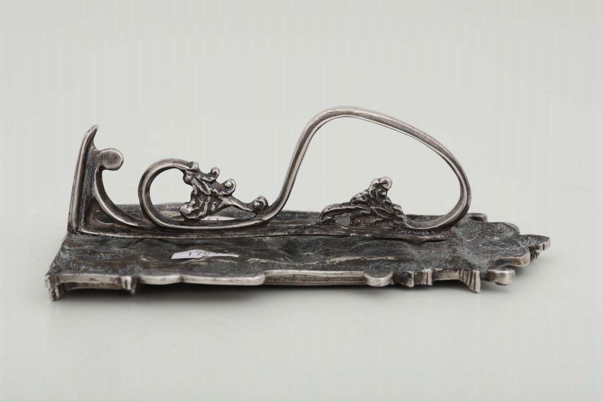 Pace in Argento Raffigurante Deposizione, Italia (venezia?), XVII-XVIII Secolo