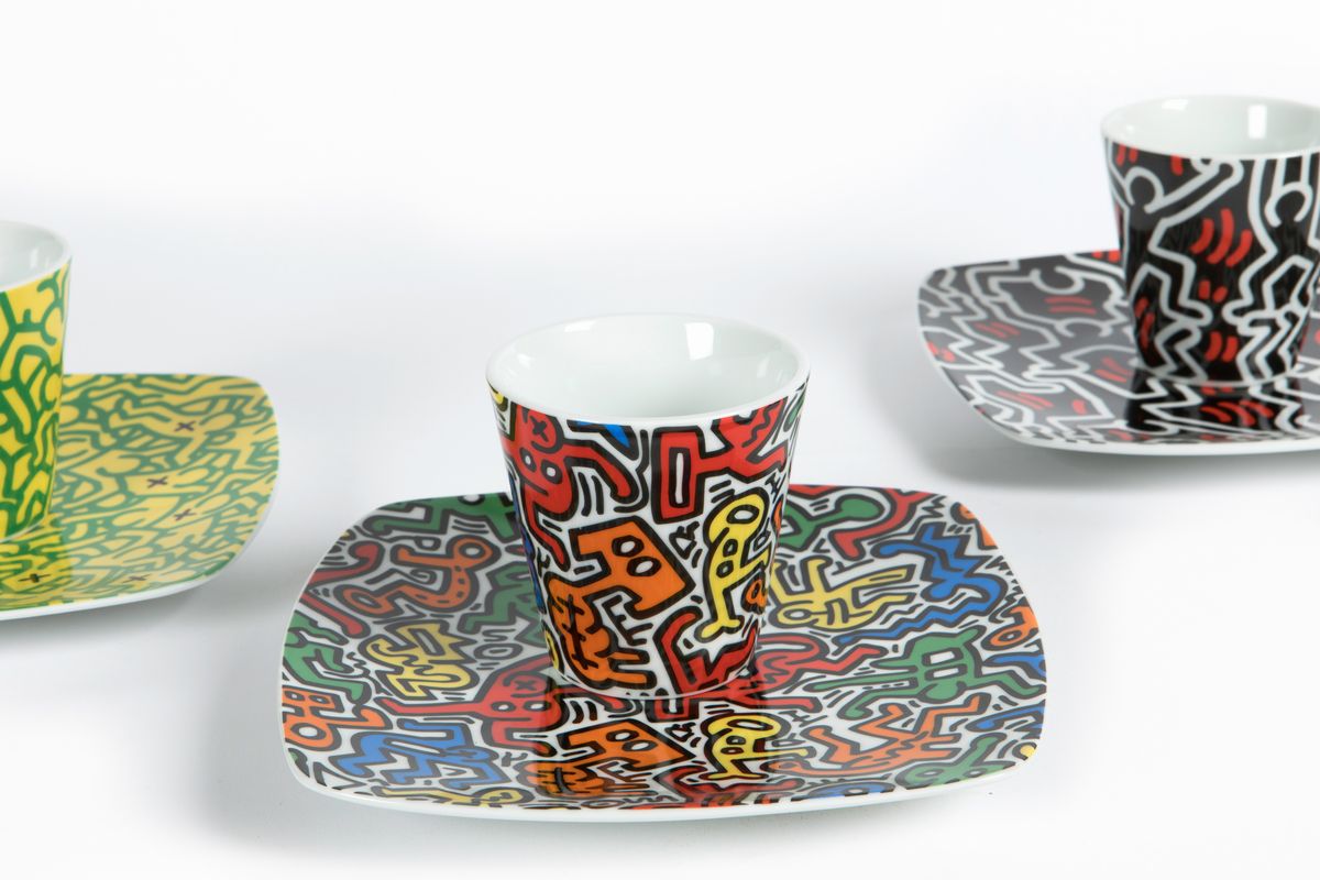 Keith Haring per Porcellane Tognana, 1990 Ca