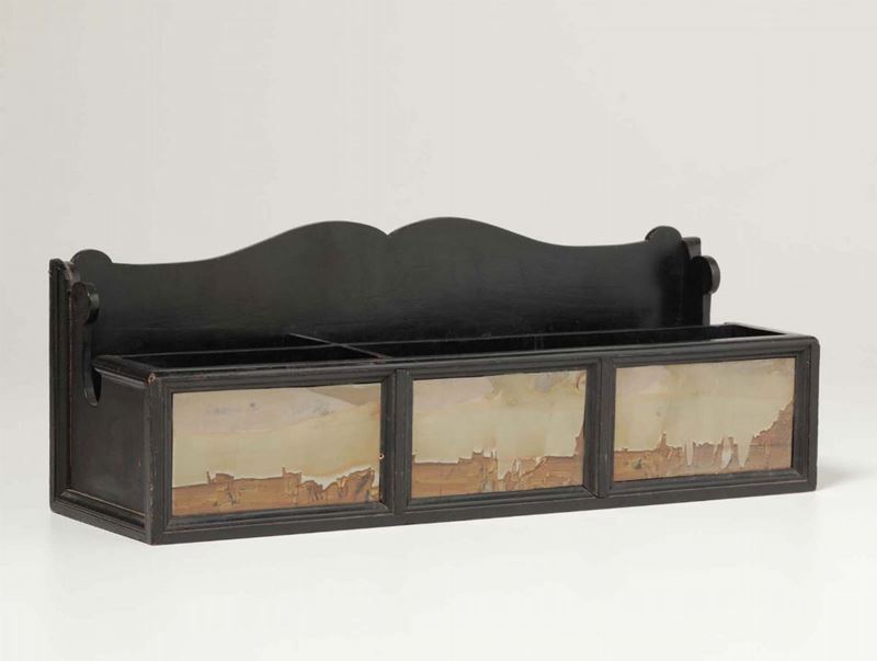 A desktop pen holder with ruin marbles  - Auction Furnitures, Paintings and Works of Art - Cambi Casa d'Aste