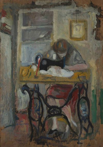 Fulvio Bianconi (1915-1996)donna alla Macchina da Cucire