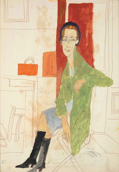 Fulvio Bianconi (1915-1996)figura di Donna Seduta