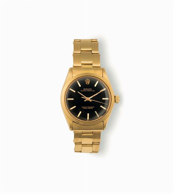 Yellow gold automatic wristwatch. Rolex Oyster Perpetual ,