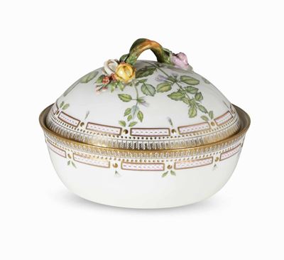 Una Terrina Danimarca, Manifattura Royal Copenhagen, Seconda Metà del XX Secolo
