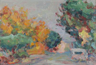 Giovanni Pronzato (1934)autunno in Via Zara