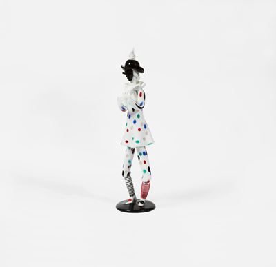 Fulvio Bianconi (1915-1996) Venini, Murano 1950 Cafigurina Serie Commedia Dell'arte