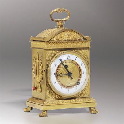 Marescialla Consolare in Bronzo Dorato, Francia, Epoca Carlo X, Deupon Et Comp.
