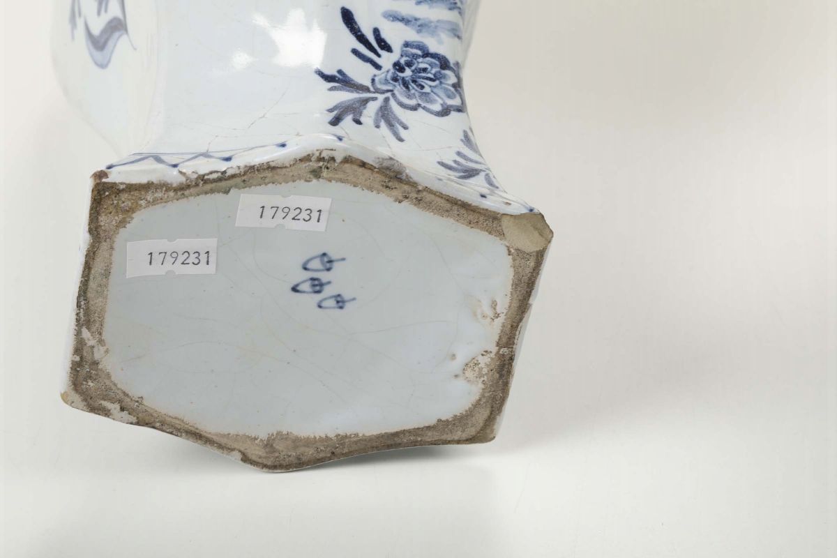 Quattro Vasi Olanda, Delft, XIX Secolo