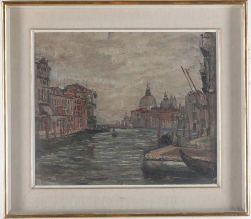 Donato Frisia (1883-1953) Veduta di Venezia, 1924  - Auction Paintings - Cambi Casa d'Aste