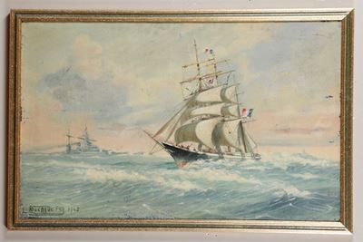 L. Riccardoveliero in Navigazione, 1945