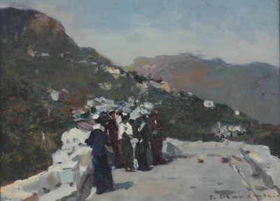 Carlo Brancaccio (napoli 1861-1920)la Gita
