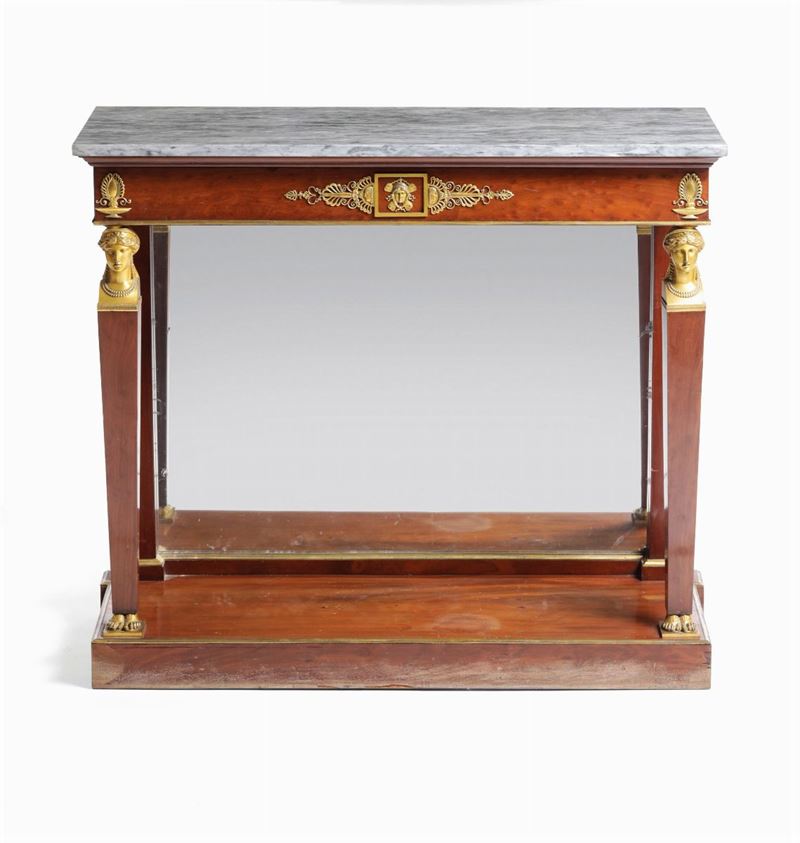 Consolle in stile neoclassico lastronata, XIX-XX secolo  - Auction Fine Art - I - Cambi Casa d'Aste