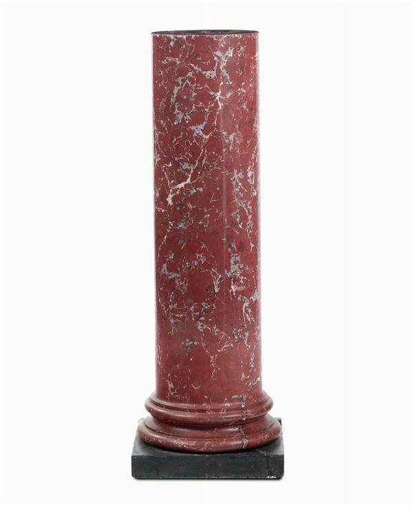 Colonna in marmo rosso, XIX-XX secolo