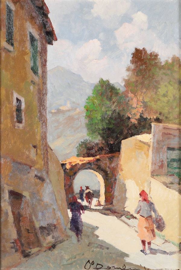 Carlo Domenici (1898-1981) Arco di S. Gimignano