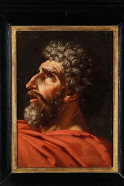 Jaques-louis David (1799-1815), Copia Daprofilo di Uomo Barbuto