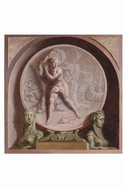 Antonio Basoli (castel Guelfo 1774 - Bologna 1843)nettuno e Polifemo