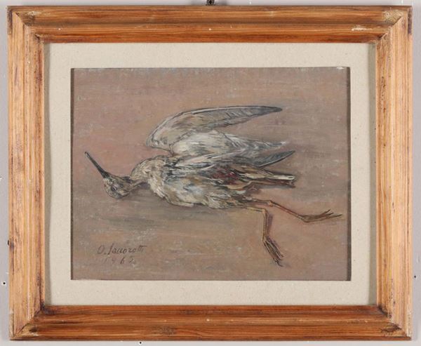 Oscar Saccorotti (1898 - 1986) uccellino morto