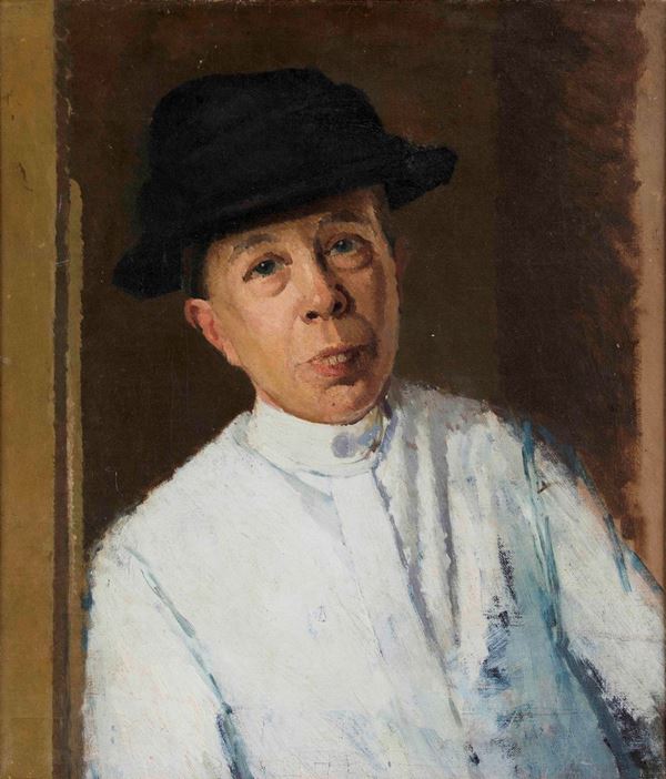 Oscar Ghiglia (876-1945) Ritratto femminile