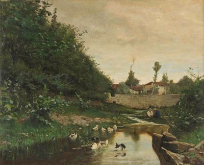 Ernesto Rayper (genova 1840 - Gameragna di Stella 1873)molino a Sesto Calende