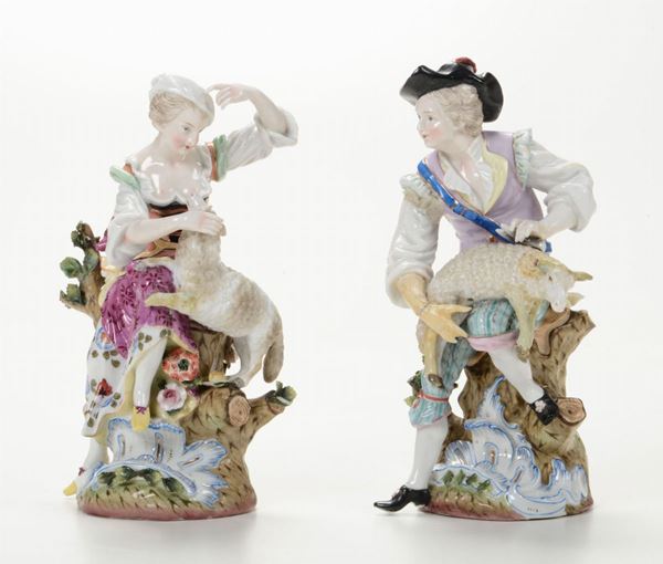 Coppia di figurine Germania, Turingia, XX secolo
