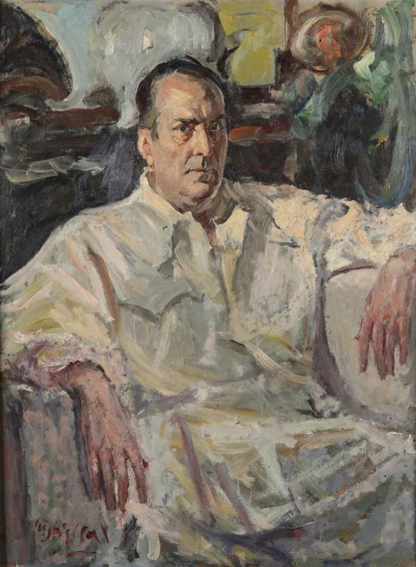 Paolo Ghiglia (1889-1915) Ritratto maschile