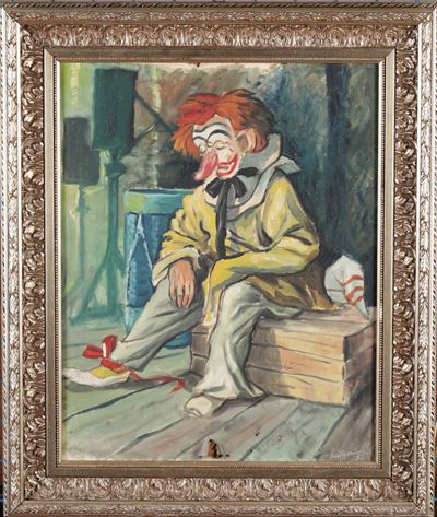 E Bulgarelli (?)pagliaccio, 1955