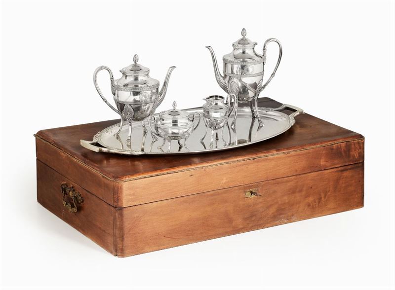 A silver tea and coffee set, Germany, 20th century  - Auction L'Art de la Table - Cambi Casa d'Aste