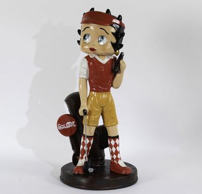 Betty Boop Golfista
