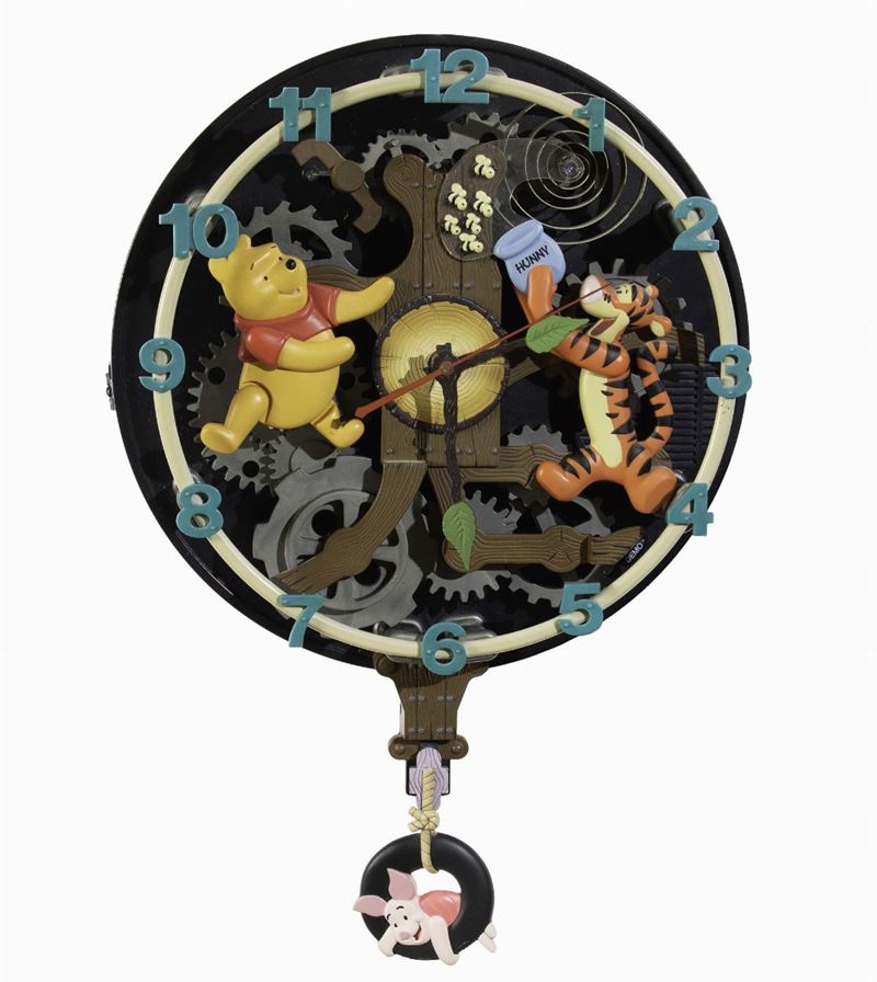 Disney Orologio a pendolo Winnie De Pooh  - Auction Fashion, Vintage and Watches Timed Auction - Cambi Casa d'Aste
