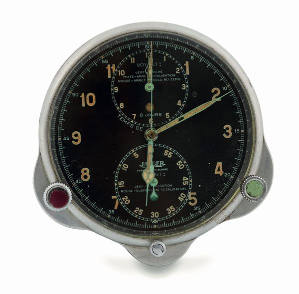 Jaeger LeCoultre, Swiss, orologio da cruscotto aereo. realizzato nel 1940 circa