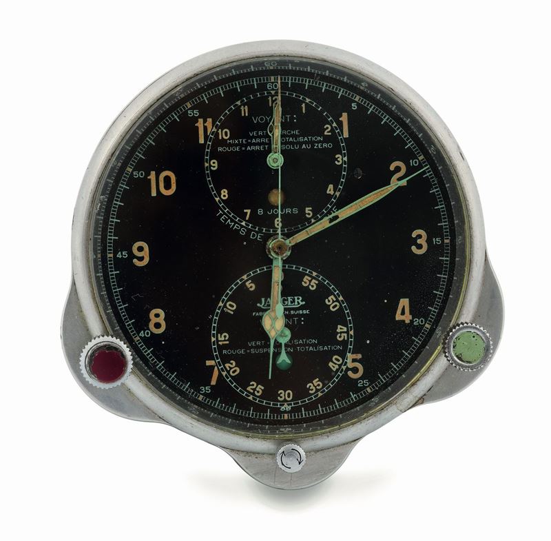 Jaeger LeCoultre, Swiss, orologio da cruscotto aereo. realizzato nel 1940 circa  - Asta Orologi da polso e da tasca - Cambi Casa d'Aste