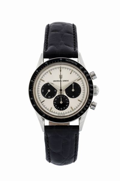 Universal, Geneve, Compax, Cassa No. 4086822, Ref. 884.475. Raro, Orologio da Polso, Cronografo, ...