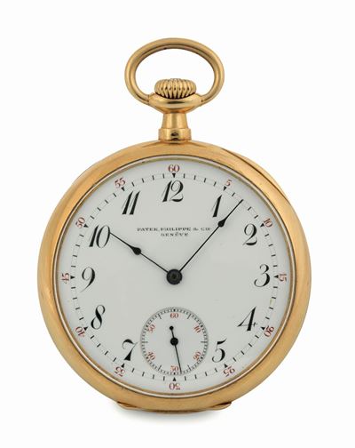 Patek Philippe, Cassa No. 256062. Orologio da Tasca, in Oro Giallo 18k. Realizzato nel 1920 Circa