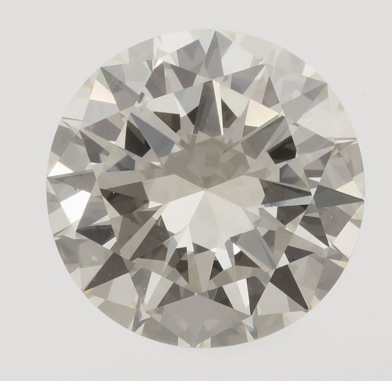 Unmounted brilliant-cut diamond weighing 3.18 carats  - Auction Fine Jewels - II - Cambi Casa d'Aste