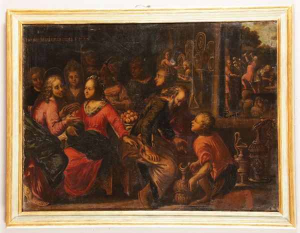 Scuola del XVIII secolo Le nozze di Cana