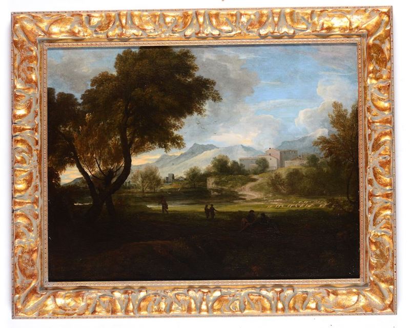 Jan Gottlieb Glauber (1656-1703) Paesaggio  - Asta Antiquariato - I - Cambi Casa d'Aste