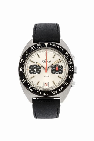 Breitling, Datora, Ref. 2034, Panda Dial. Orologio da Polso, in Acciaio, Cronografo, Impermeabile...