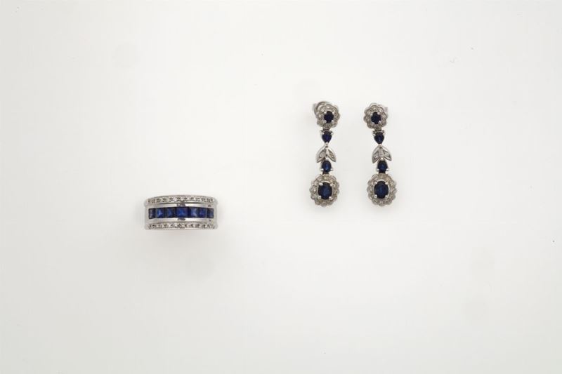 Collection sapphire and diamond jewellery  - Auction Jewels Timed Auction - Cambi Casa d'Aste