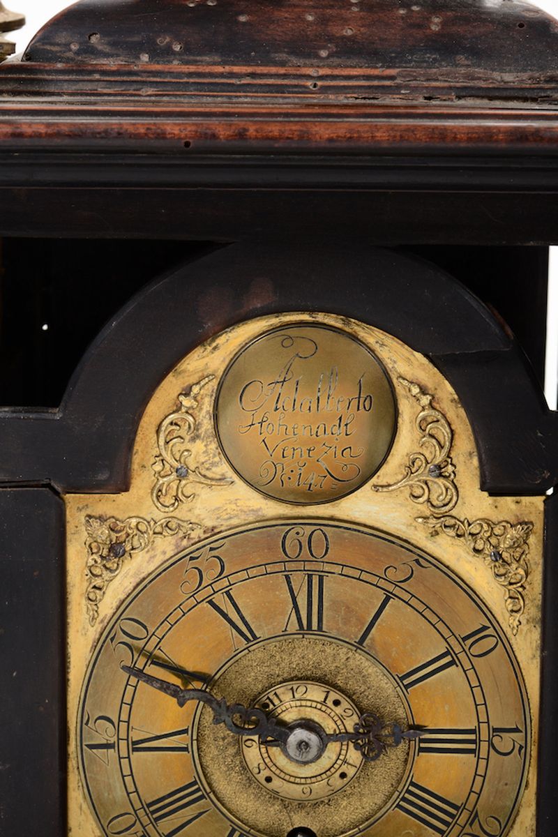 Pendola Luigi XIV con Cassa in Legno, Venezia XVIII Secolo
