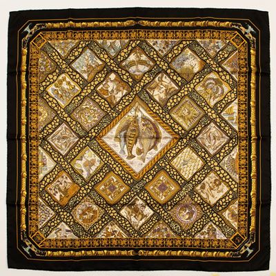 Hermes Foulard Carré Mare Nosrtum Disegnato da A. Faivre