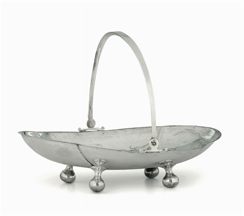A silver centrepiece basket, Russia, 20th century  - Auction Collectors' Silvers - Cambi Casa d'Aste