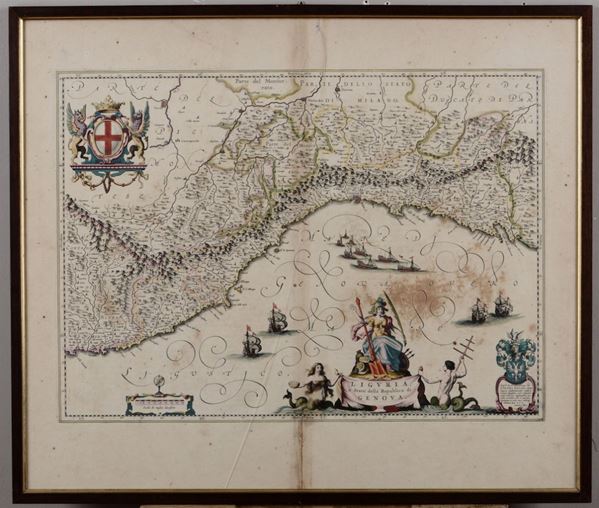 Willem Blaeu Liguria o stato della repubblica di Genova, Seconda metÃ  del XVII secolo