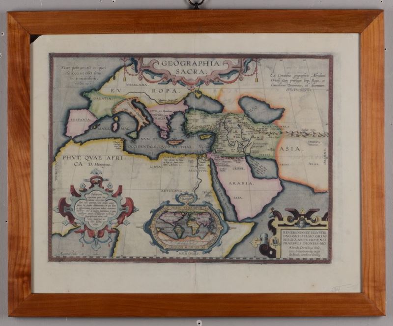 Abraham Ortelius Geographia Sacra, Anversa 1598  - Asta Vedute, Carte e Libri Rari - Cambi Casa d'Aste