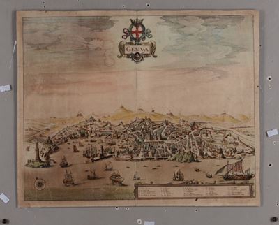 Veduta di Genovagenova, Anonimo, Seconda Metà XVI Secolo/ Prima Metà XVII