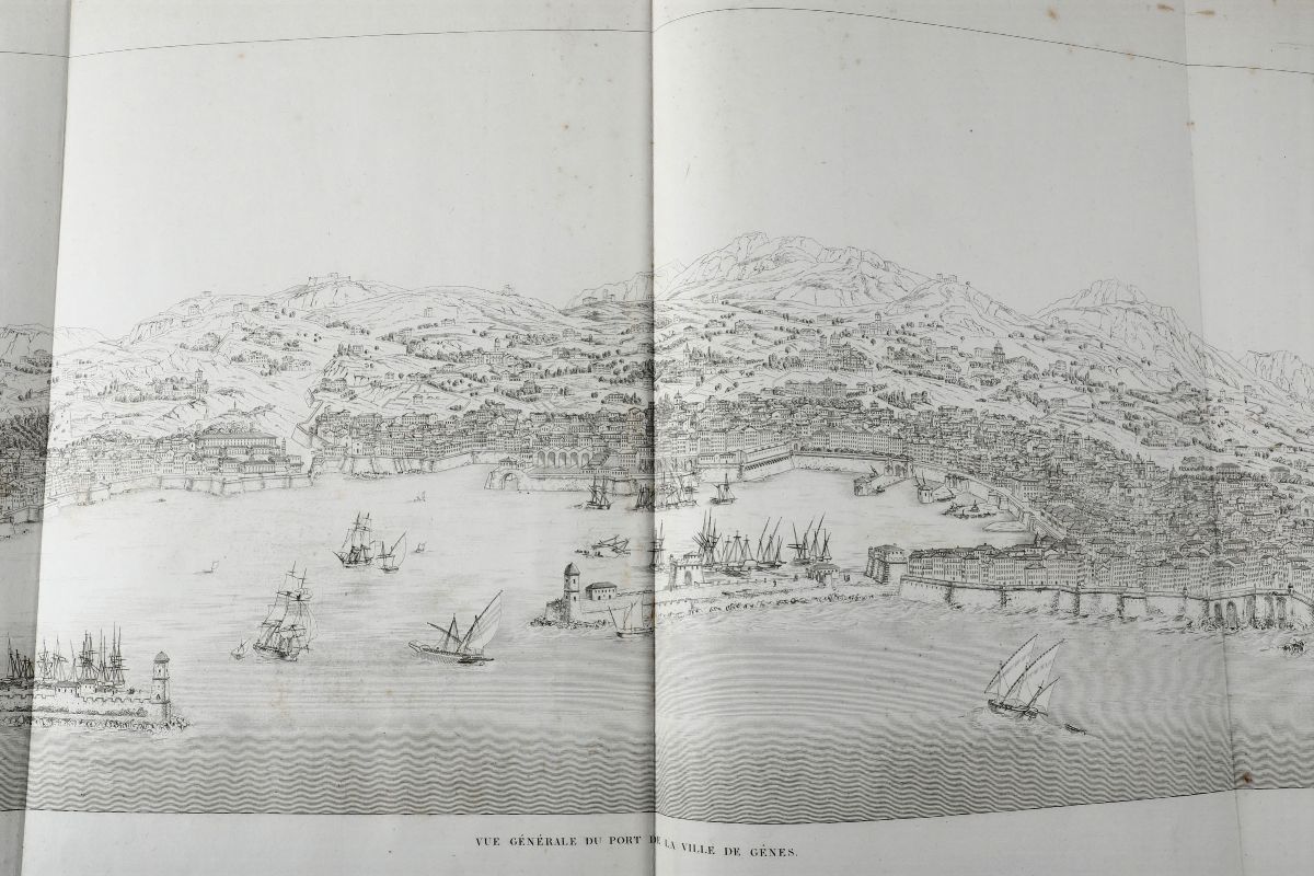 gauthier,M.p.les Plus Beaux Edifices De la Ville De Genes Et De Ses Environs..nouvelle Edition..a...
